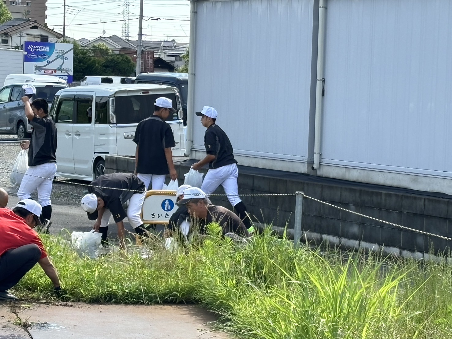 風の子で朝一奉仕活動からの練習_00